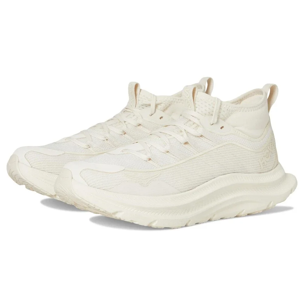 Hoka One One Kawana Mid 1169290-ABST Women's 7B Alabaster Training Shoes RHS8931